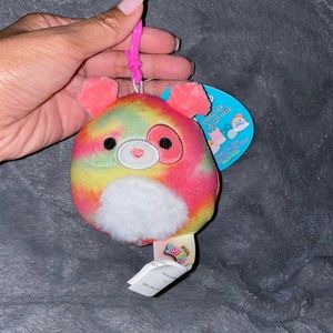 🧸Squishmallow “Sheena” dog 3.5” clip BNWT